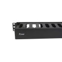 Equip 19" Rack Mount Cable Management Panel, Black