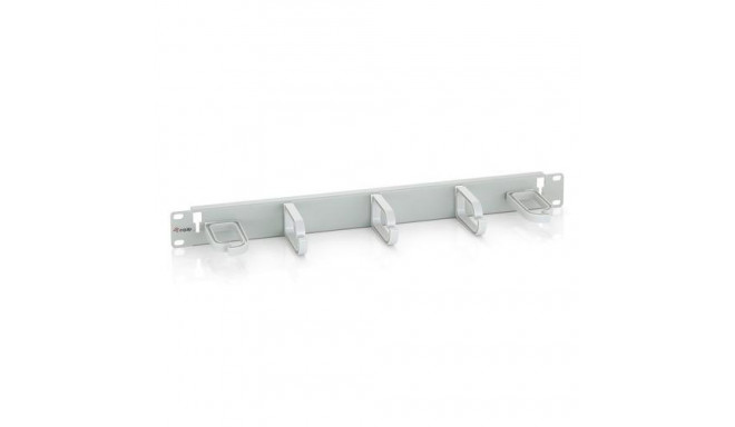 Equip 19" Rack Mount Cable Management Panel, Light Grey (RAL 7035)
