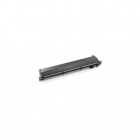 Equip 24-Port Cat.6A Shielded Patch Panel, Black