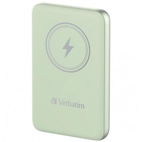 Verbatim Powerbank 10000mAh Magnetic Wireless Grün