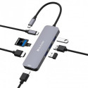Verbatim CMH-08 USB Type-C 5000 Mbit/s Silver