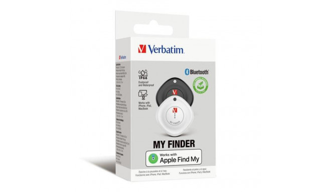 Verbatim MYF-02 Bluetooth Item Finder 2 pack Black/White