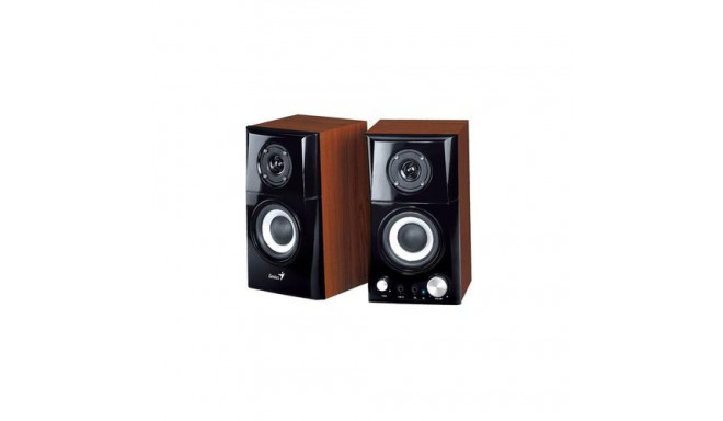 Genius Computer Technology 31730032400 loudspeaker 2-way Black, Wood Wired 14 W