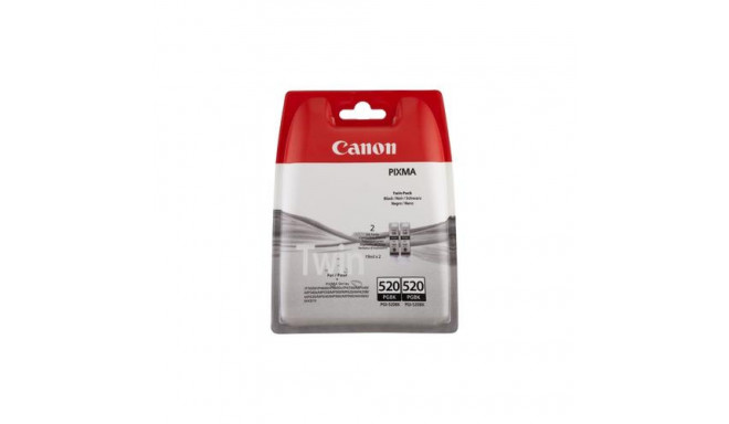 Canon PGI-520BK Black Ink Cartridge (Twin Pack)