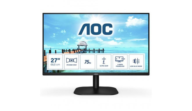 AOC B2 27B2H/EU LED display 68.6 cm (27") 1920 x 1080 pixels Full HD Black