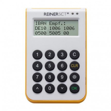 Reiner SCT cyberJack one smart card reader USB White, Yellow