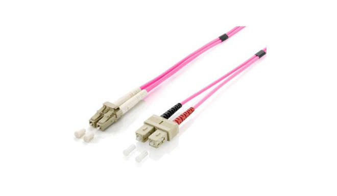 Equip LC/SC Fiber Optic Patch Cable, OM4, 3m