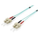 Equip SC/SC Fiber Optic Patch Cable, OM3, 0.5m