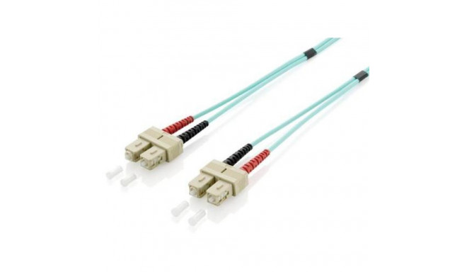 Equip SC/SC Fiber Optic Patch Cable, OM3, 1.0m