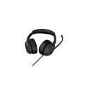 Jabra Evolve2 50 Headset Wired Head-band Office/Call center USB Type-C / USB Type-A Bluetooth Black