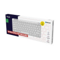 Trust Lyra keyboard Universal RF Wireless + Bluetooth QWERTY US English White