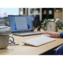 Trust Lyra keyboard Universal RF Wireless + Bluetooth QWERTY US English White