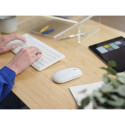 Trust Lyra keyboard Mouse included Office RF Wireless + Bluetooth QWERTY US English White