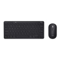 Trust Lyra keyboard Mouse included Office RF Wireless + Bluetooth QWERTZ German Black