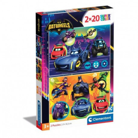 Clementoni Supercolor Batwheels Jigsaw puzzle 20 pc(s) Comics