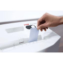 HSM Pure 220 paper shredder Particle-cut shredding 22.5 cm White