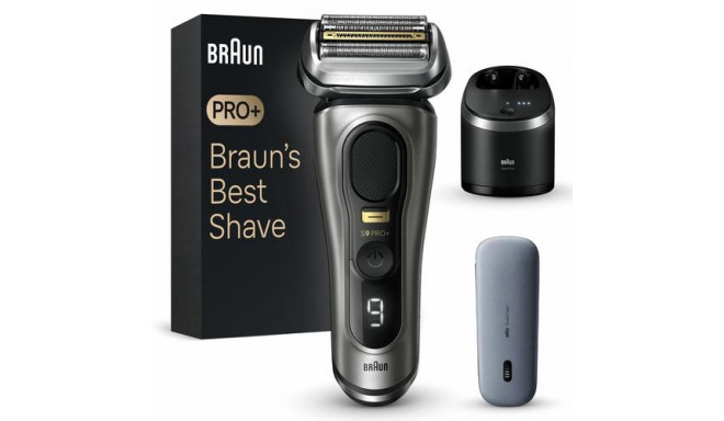 Braun Series 9 Pro+ 9575cc Wet &amp; Dry Foil shaver Trimmer Metallic