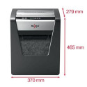 Rexel Momentum X415 paper shredder Cross shredding Black, Grey