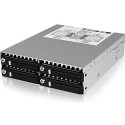 ICY BOX IB-2222SSK 13.3 cm (5.25&quot;) Storage drive tray Black