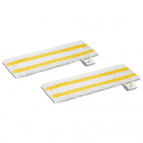 Kärcher Universal floor cloth set EasyFix Mop disposable cloth White, Yellow