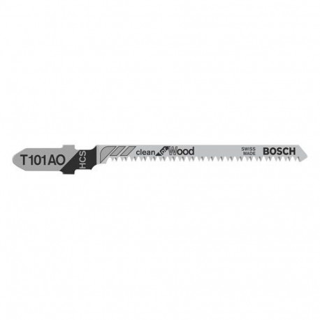 Bosch T 101 AO Jigsaw blade High carbon steel (HCS) 3 pc(s)