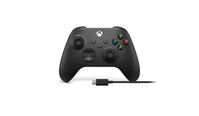 Microsoft Xbox Wireless Controller + USB-C Cable Black Gamepad Analogue / Digital PC, Xbox One, Xbox