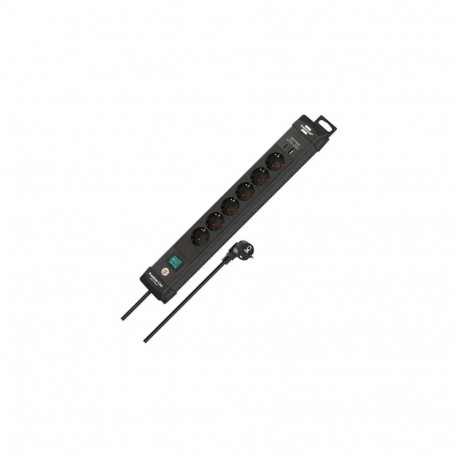 Brennenstuhl 1951160608 power extension 3 m 6 AC outlet(s) Indoor Black