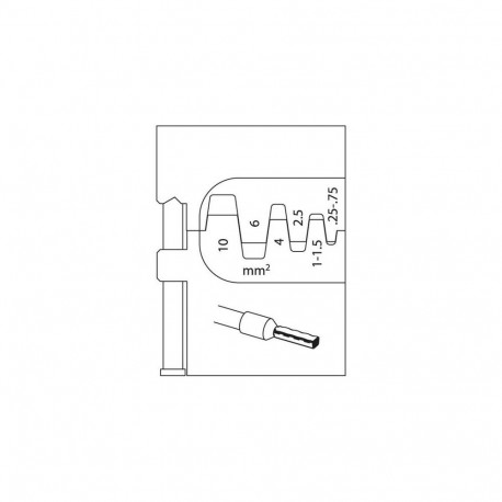 Gedore 1830600 wire connector