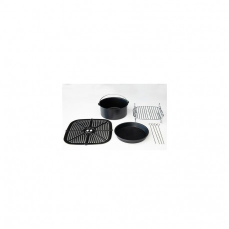 GASTRONOMA 18290007 fryer Single 8 L Stand-alone 1800 W Hot air fryer Black, Stainless steel