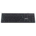Manhattan Keyboard USB Wired, Black, Full Size Keys, Cable 1.5m, USB-A connection, Plug and Play, Th