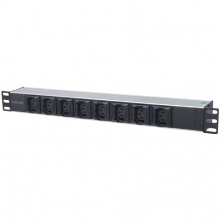 Intellinet 19" 1U Rackmount Anti-Shedding 8-Output C13 Power Distribution Unit (PDU) with Remov