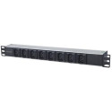Intellinet 19&quot; 1U Rackmount Anti-Shedding 8-Output C13 Power Distribution Unit (PDU), With 