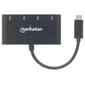 Manhattan USB-C Dock/Hub, Ports (x4): USB-A (x4), 5 Gbps (USB 3.2 Gen1 aka USB 3.0), External Power 