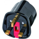 Brennenstuhl Travel Adapter earthed/GB power plug adapter Type G (UK) Type F Black