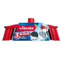 Vileda 142156 broom Indoor Soft / Hard bristle Polyethylene terephthalate (PET) Black, Grey, Red