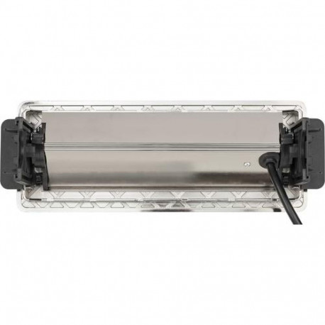 Brennenstuhl 1396200113 power extension 2 m 3 AC outlet(s) Indoor Black, Stainless steel