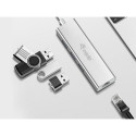 Equip USB-C to 3-port USB 3.0 Hubs with Gigabit adapter