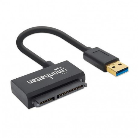 Manhattan USB-A to SATA 2.5" Adapter Cable, 42cm, Male to Male, 5 Gbps (USB 3.2 Gen1 aka USB 3.