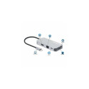 Manhattan USB-C Dock/Hub with Card Reader, Ports (x6): Ethernet, HDMI, USB-A (x3) and USB-C, With Po