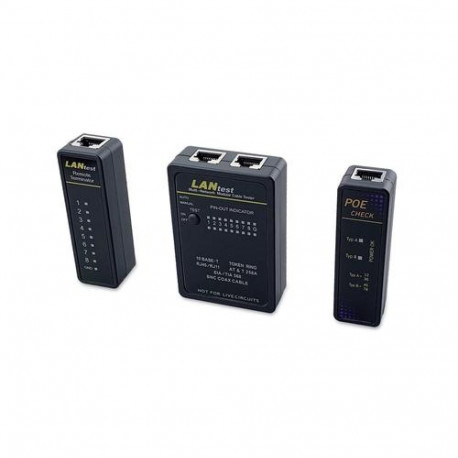 Equip Network Cable Tester, RJ45, BNC, PoE