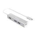 Equip USB-C to 4-port USB 3.0 Hubs