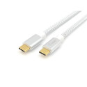 Equip USB 3.2 Gen 2 C to C Cable, M/M, 2.0m, 5A, PD 100W, 4K/60Hz, 10Gbps