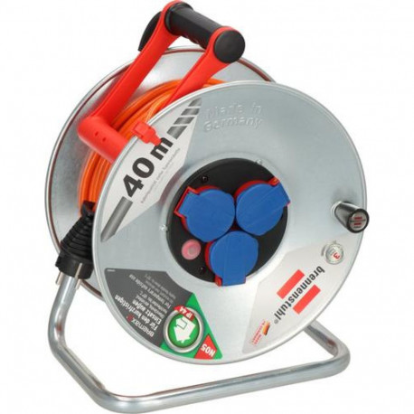 Brennenstuhl 1198750 cord reel 3 AC outlet(s) 40 m
