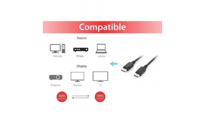 Equip DisplayPort Cable, 3m