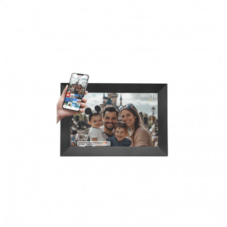 Denver PFF-1024BMK2 digital photo frame Black 25.6 cm (10.1") Touchscreen Wi-Fi