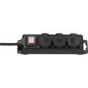 Brennenstuhl 1159950013 power extension 2 m 3 AC outlet(s) Indoor/outdoor Black