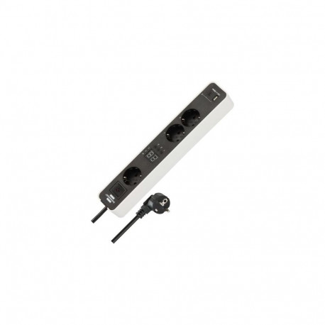 Brennenstuhl 1153230026 power extension 1.5 m 3 AC outlet(s) Indoor Black, White