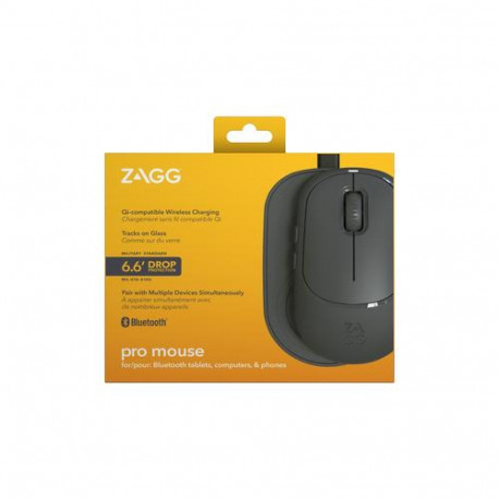 ZAGG Accessories-Promouse- Wireless Mouse &amp; Wireless Charge Pad-Charcoal