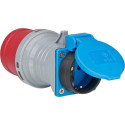 Brennenstuhl 1081690 power plug adapter Blue, Grey, Red