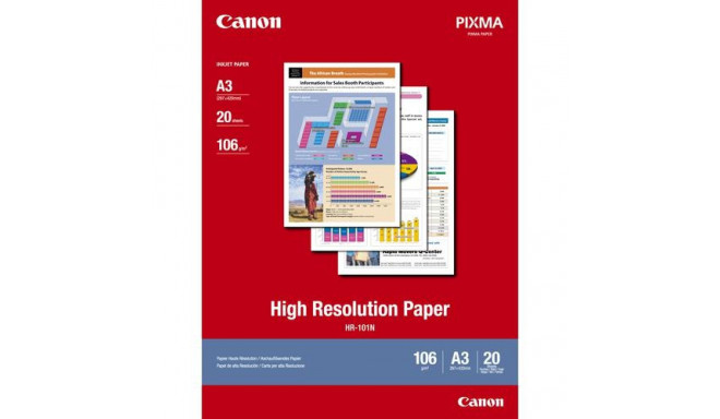 Canon HR-101N High Resolution Paper A3 - 20 Sheets